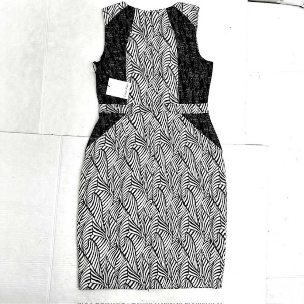 New with tag Calvin Klein dress for office work or casual wear black white (14) - Picture 3 of 9